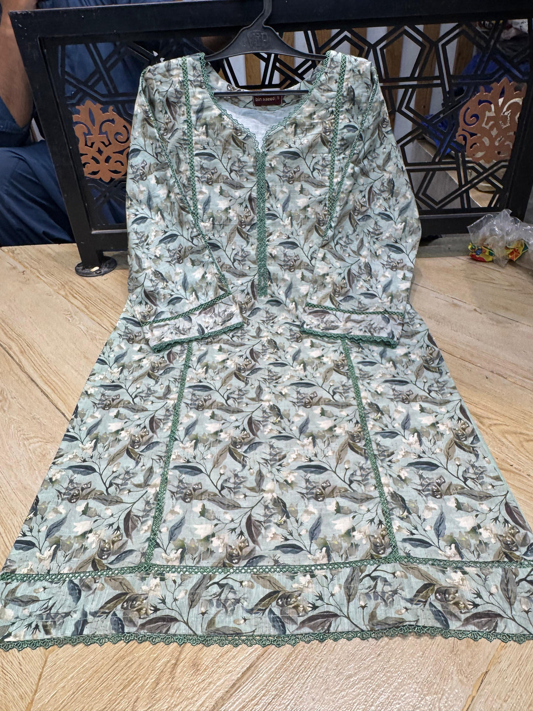 KHADDER PRINT KURTA TOP KK15