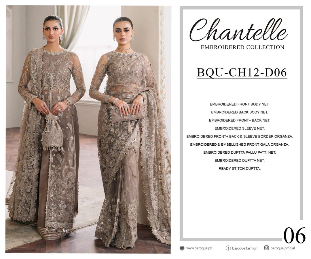 CHANTELLE EMBROIDERED UNSTITCHED SUIT BQU-CH12-D06