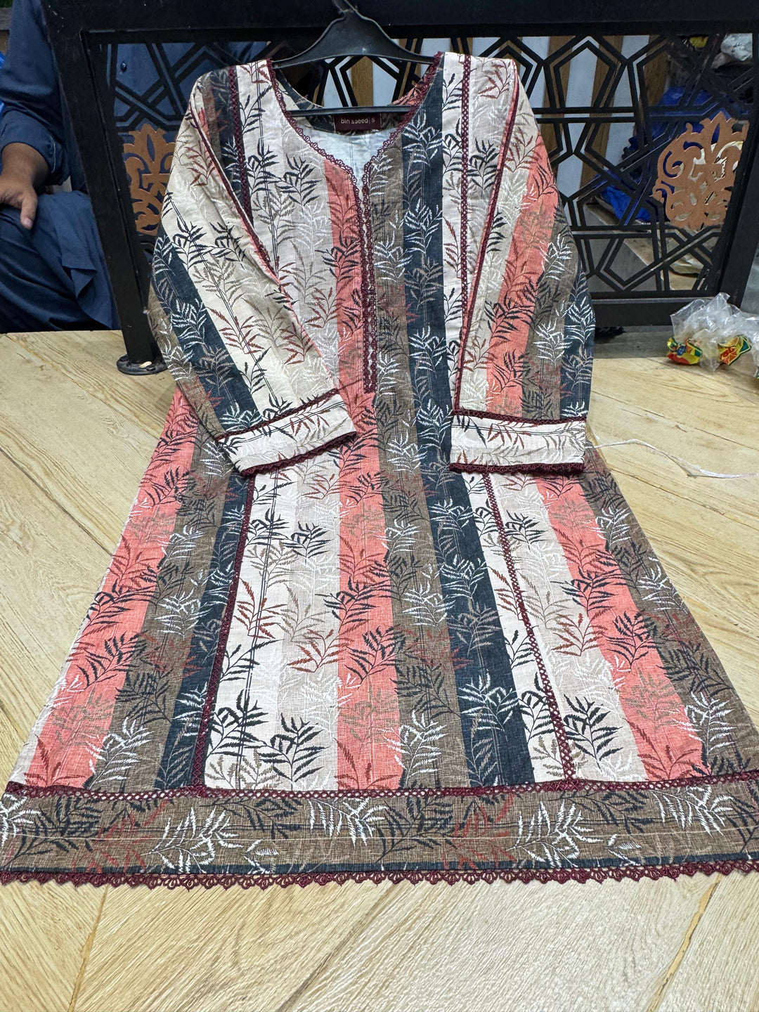 KHADDER PRINT KURTA TOP KK16