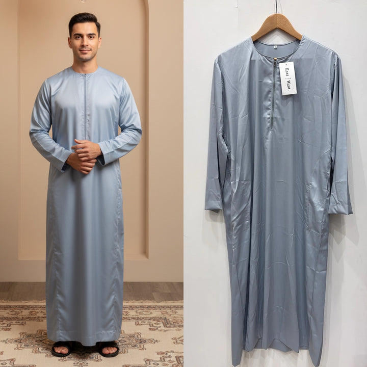 JM425- MEN'S SATIN OMANI THOBE/JUBBA