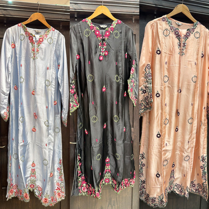 KS01 - Embroidered Silk 2-Piece Sets