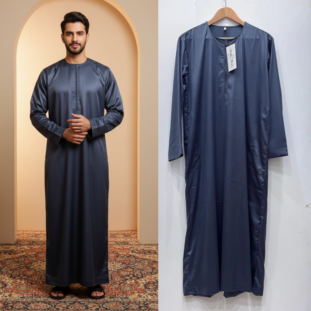 JM426- MEN'S SATIN OMANI THOBE/JUBBA