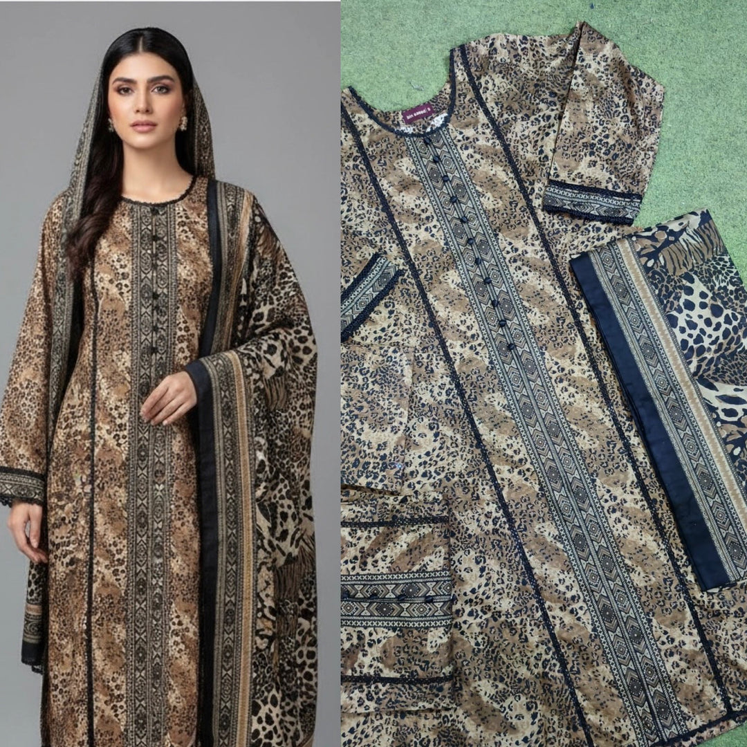 LP07 - COTTON PRINT 3 PIECE SUIT