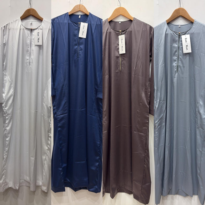 JM425- MEN'S SATIN OMANI THOBE/JUBBA