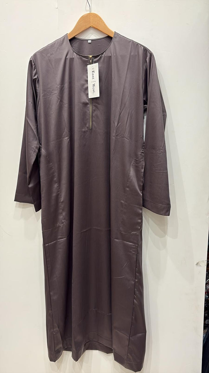 JM425- MEN'S SATIN OMANI THOBE/JUBBA
