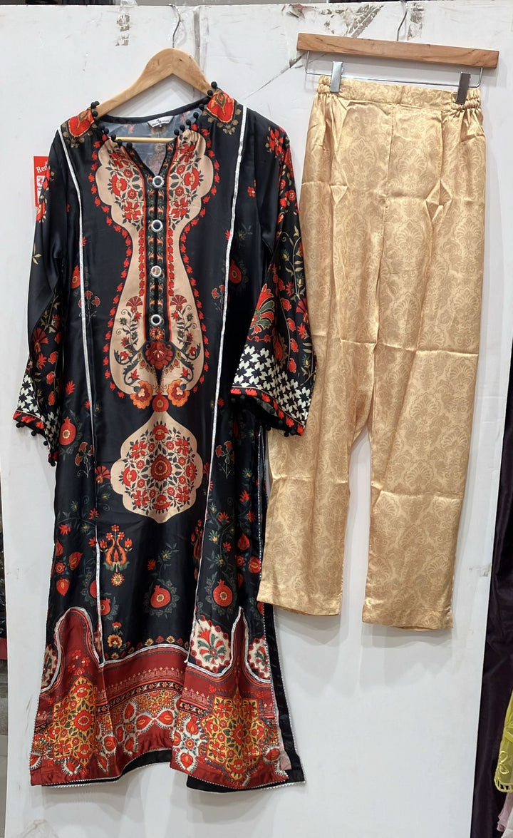 NS04 - Elegant Silk 2-Piece co-ord Pakistani Suit