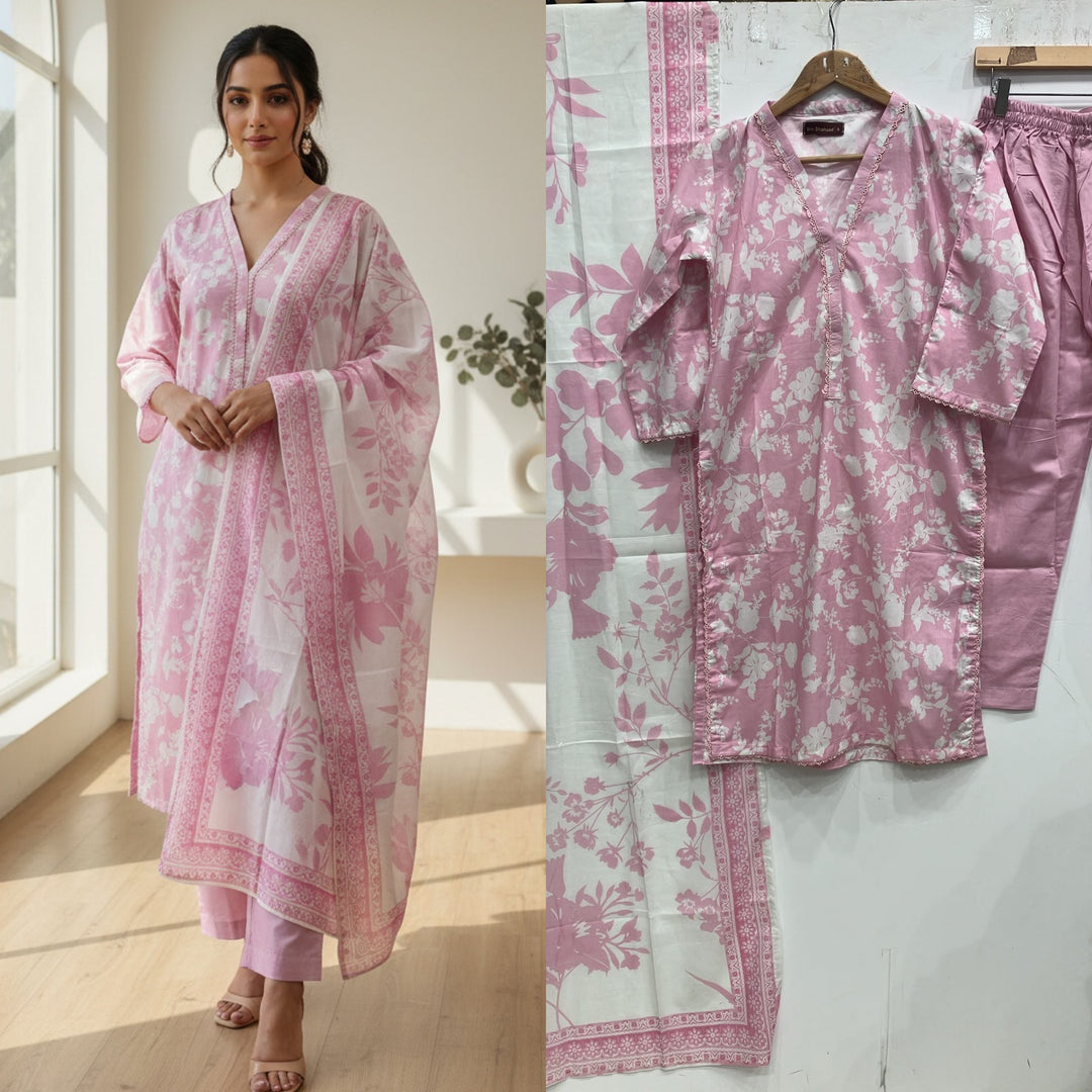 BN02 - LAWN PRINT 3 PIECE SUIT