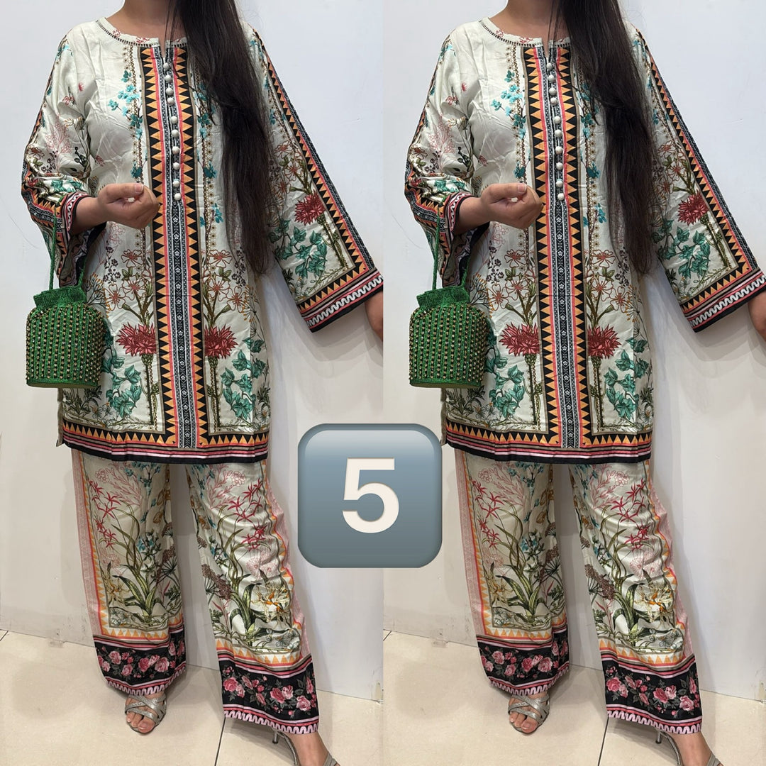 SC05- LINEN PRINT CO-ORD 2 PIECE SUIT
