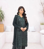 EMBROIDERED SILK 3 PIECE SUIT AG05