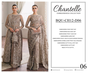 CHANTELLE EMBROIDERED UNSTITCHED SUIT BQU-CH12-D06