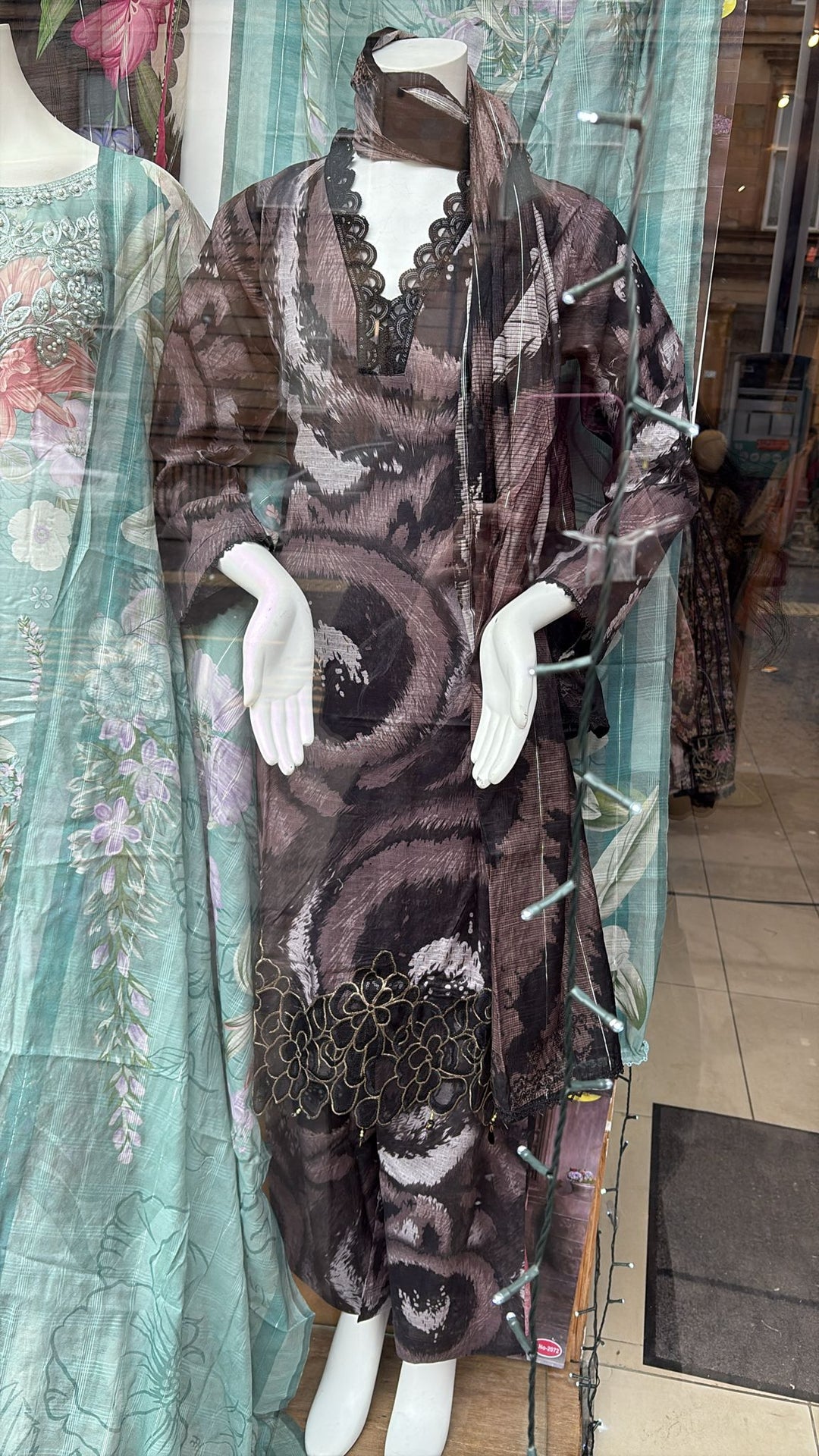 MP01 - Maria B inspired Embroidered Cotton 3pc suit