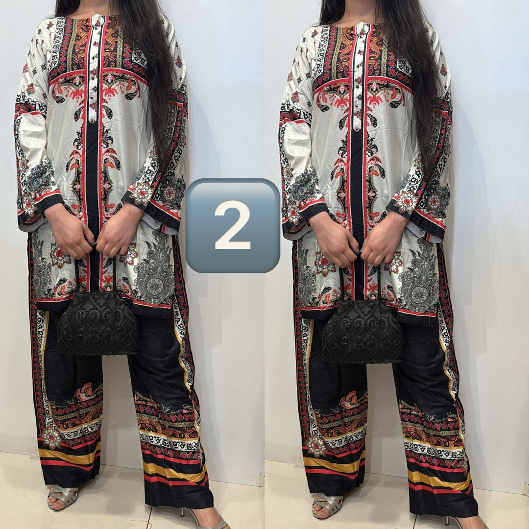 SC02- LINEN PRINT CO-ORD 2 PIECE SUIT