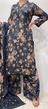 DHANAK PRINT 3 PIECE SUIT ZD03