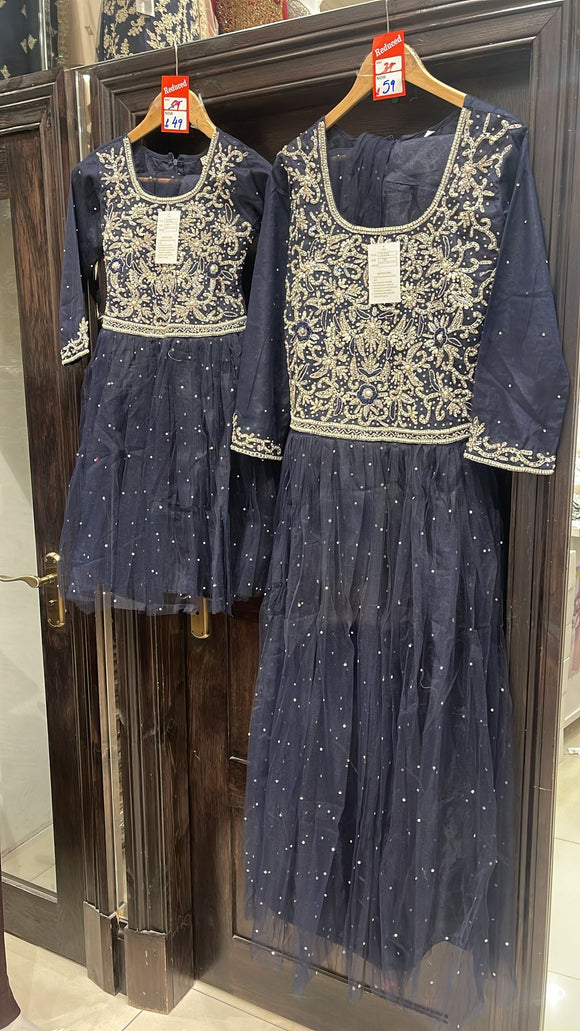 GIRLS EMBROIDERED & EMBELLISHED DRESS K643B