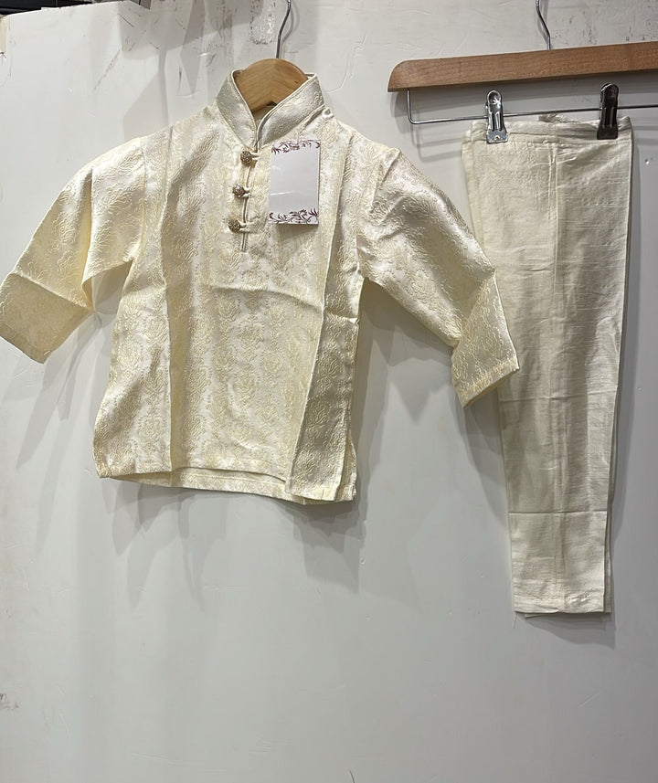 JN611H - Jacquard Silk kameez set for Men & Boys