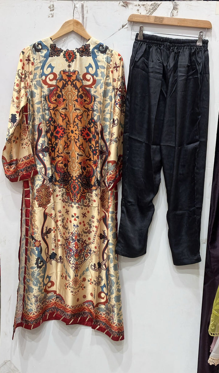NS06 - Elegant Silk 2-Piece co-ord Pakistani Suit