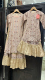 GIRLS EMBROIDERED LENHGA DRESS 3 PIECE K648A