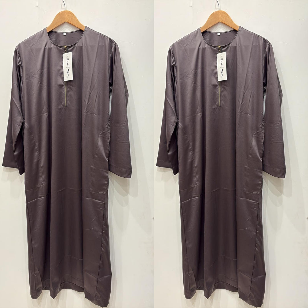 JM425- MEN'S SATIN OMANI THOBE/JUBBA