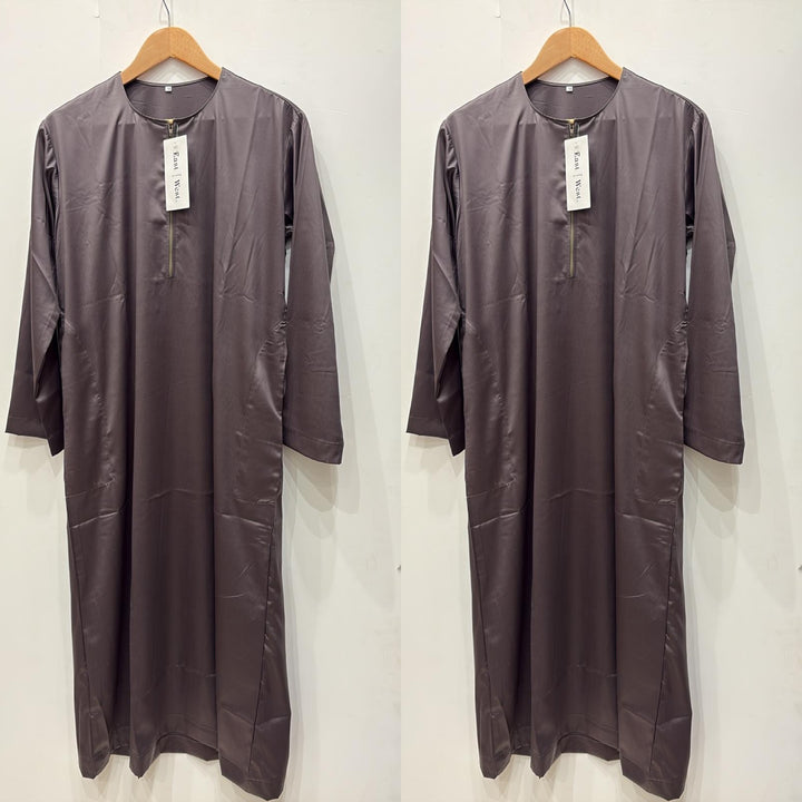 JM425- MEN'S SATIN OMANI THOBE/JUBBA