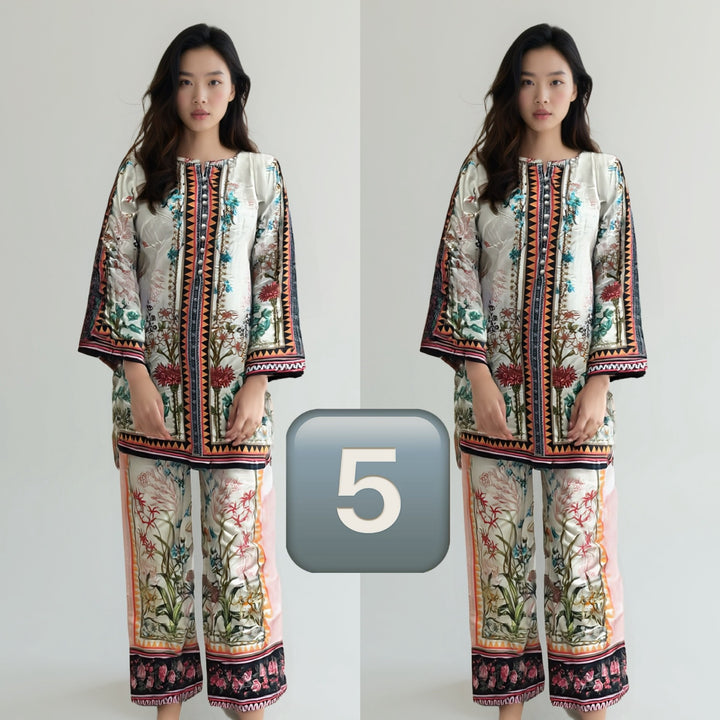SC05- LINEN PRINT CO-ORD 2 PIECE SUIT