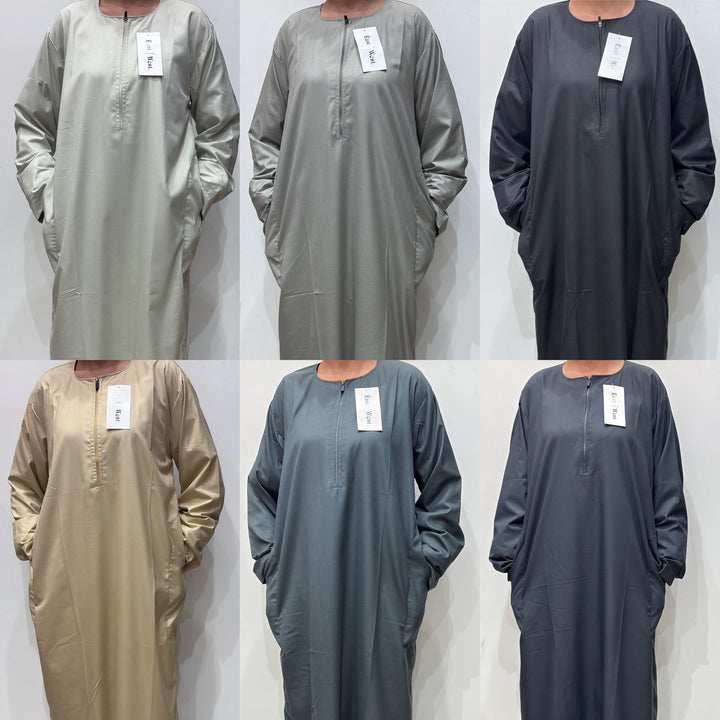JM427- MEN'S COTTON OMANI THOBE/JUBBA