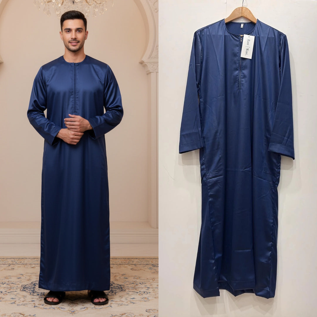 JM425- MEN'S SATIN OMANI THOBE/JUBBA