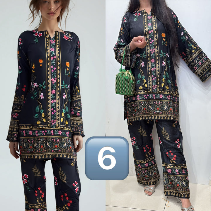 SC06- LINEN PRINT CO-ORD 2 PIECE SUIT