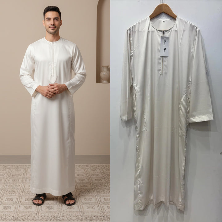 JM426- MEN'S SATIN OMANI THOBE/JUBBA