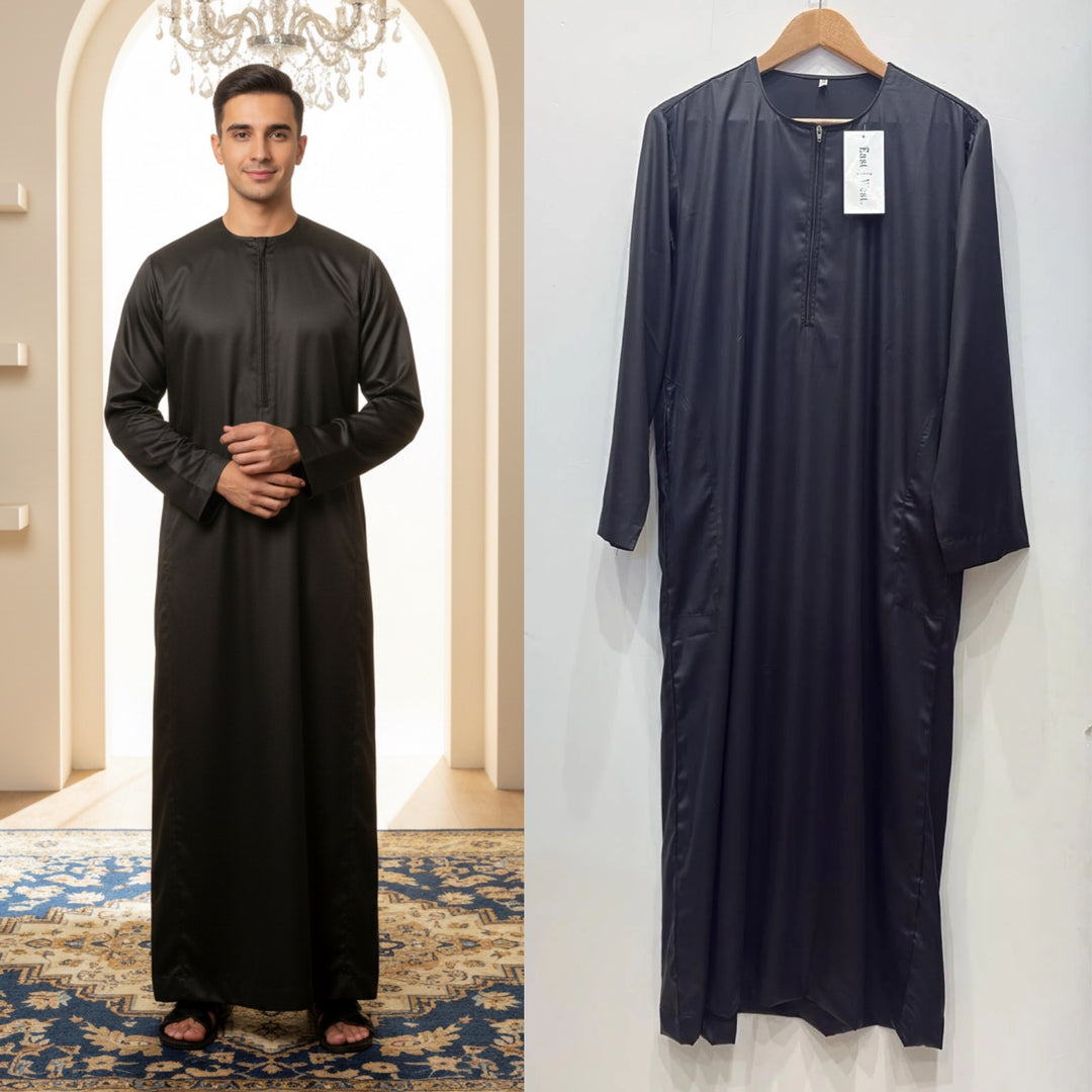 JM426- MEN'S SATIN OMANI THOBE/JUBBA