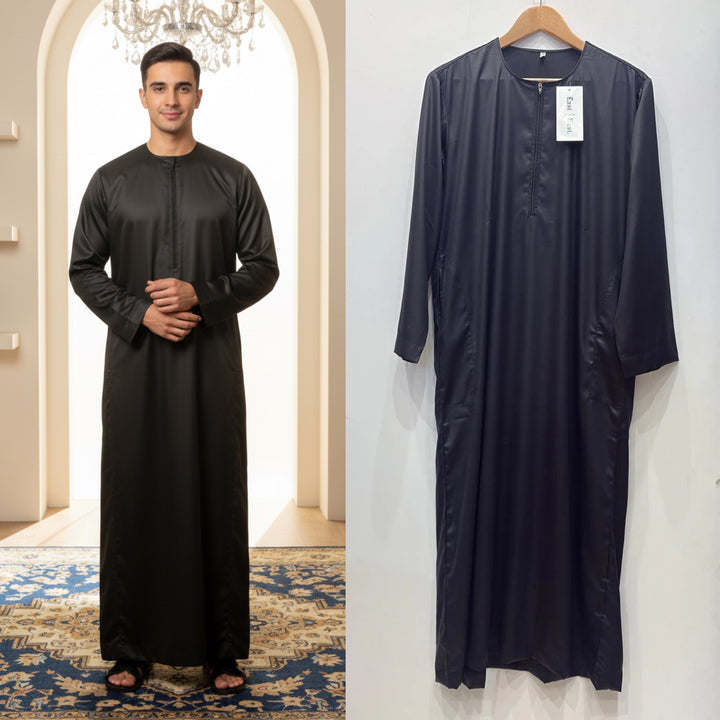JM426- MEN'S SATIN OMANI THOBE/JUBBA