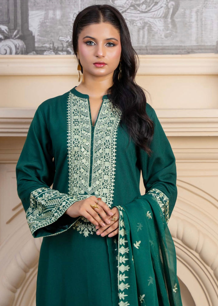Zk10 - Senorita Embroidered Karandi 3 Piece suit
