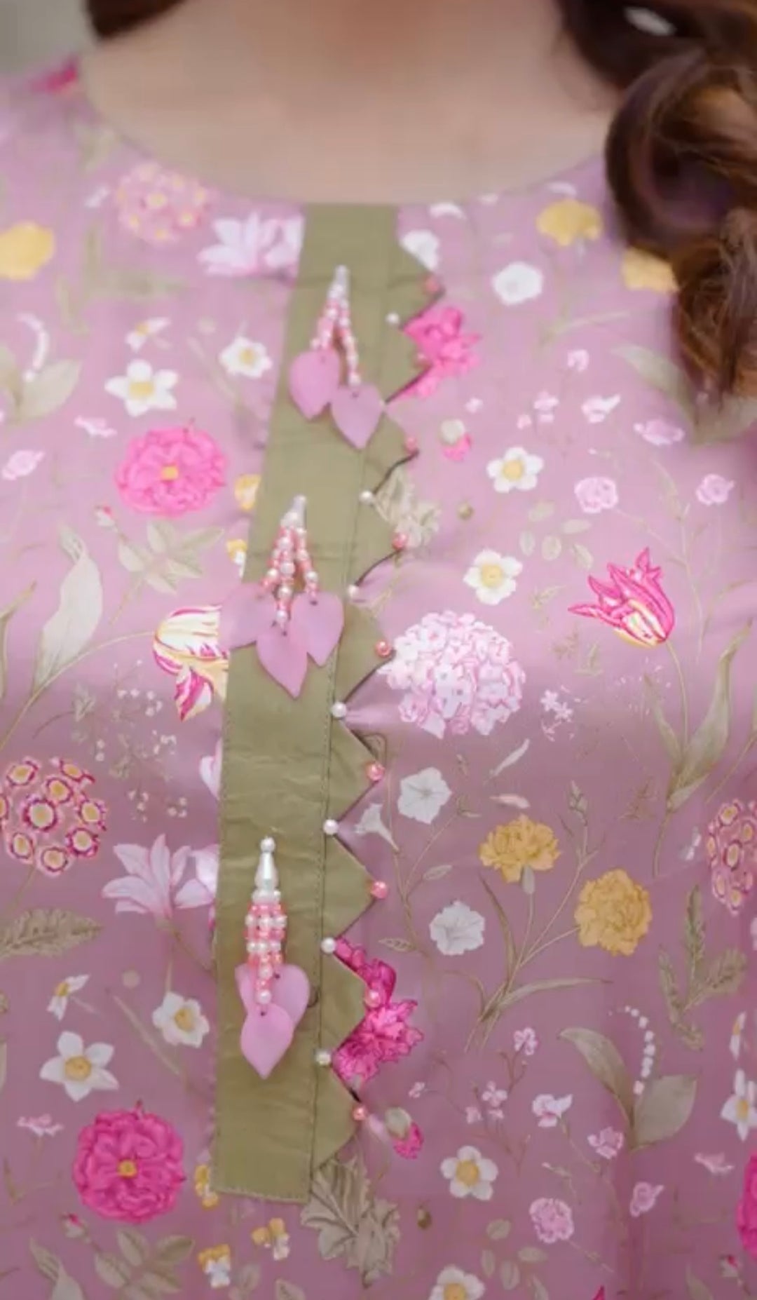 Sh07- SHAMOZ SILK PRINT CO-ORD 2 PIECE