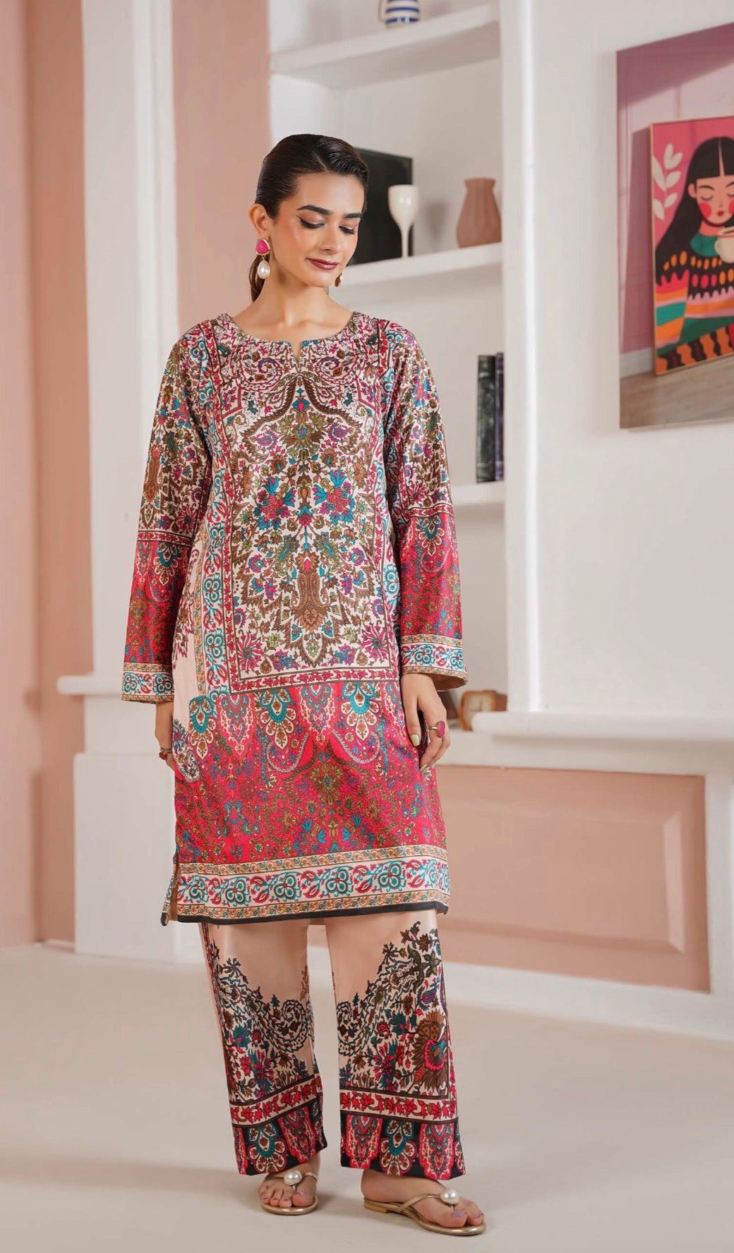 VS03 - Velvet 2-Piece co-ord Pakistani Suit