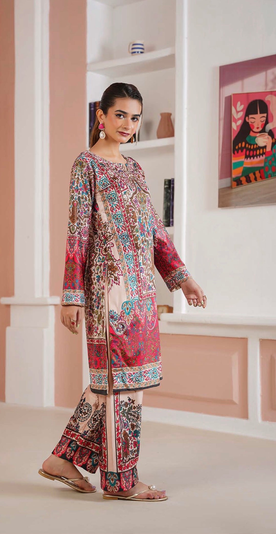 VS03 - Velvet 2-Piece co-ord Pakistani Suit