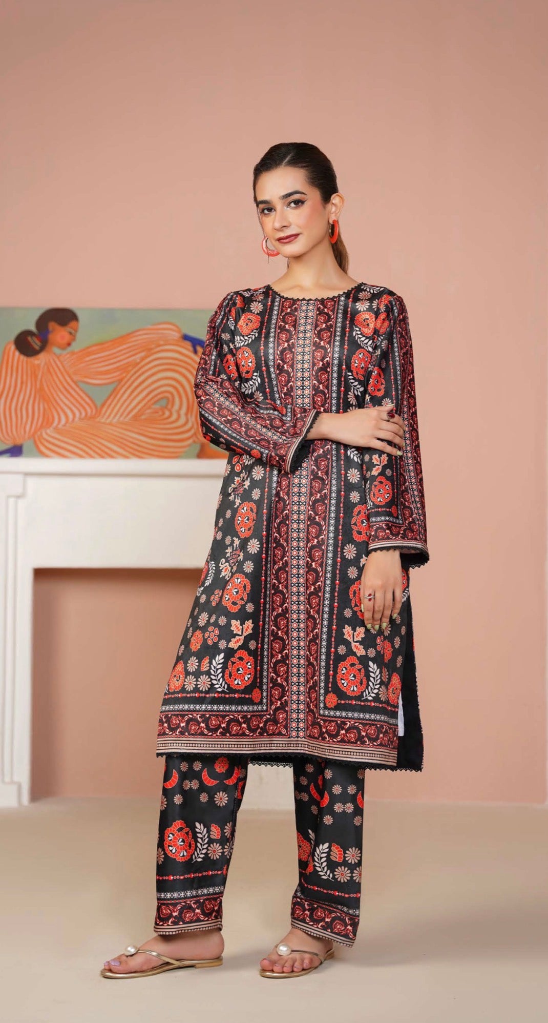 VS04 - Velvet 2-Piece co-ord Pakistani Suit