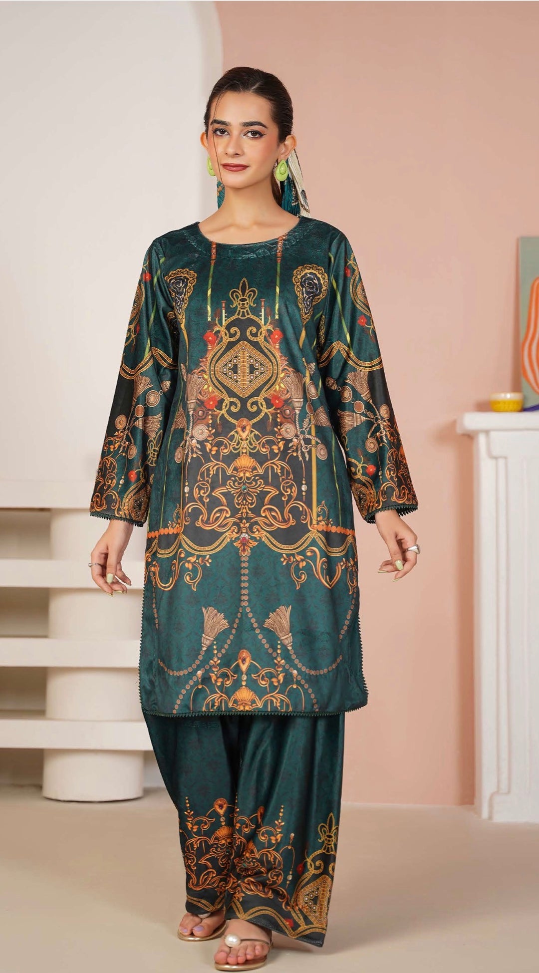 VS05 - Velvet 2-Piece co-ord Pakistani Suit