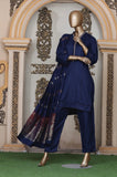 BLUE PASHMINA 3 PIECE SUIT WITH SHAWL PS03