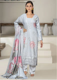 EMBROIDERED PRINT DHANAK 3 PIECE SUIT- MD07