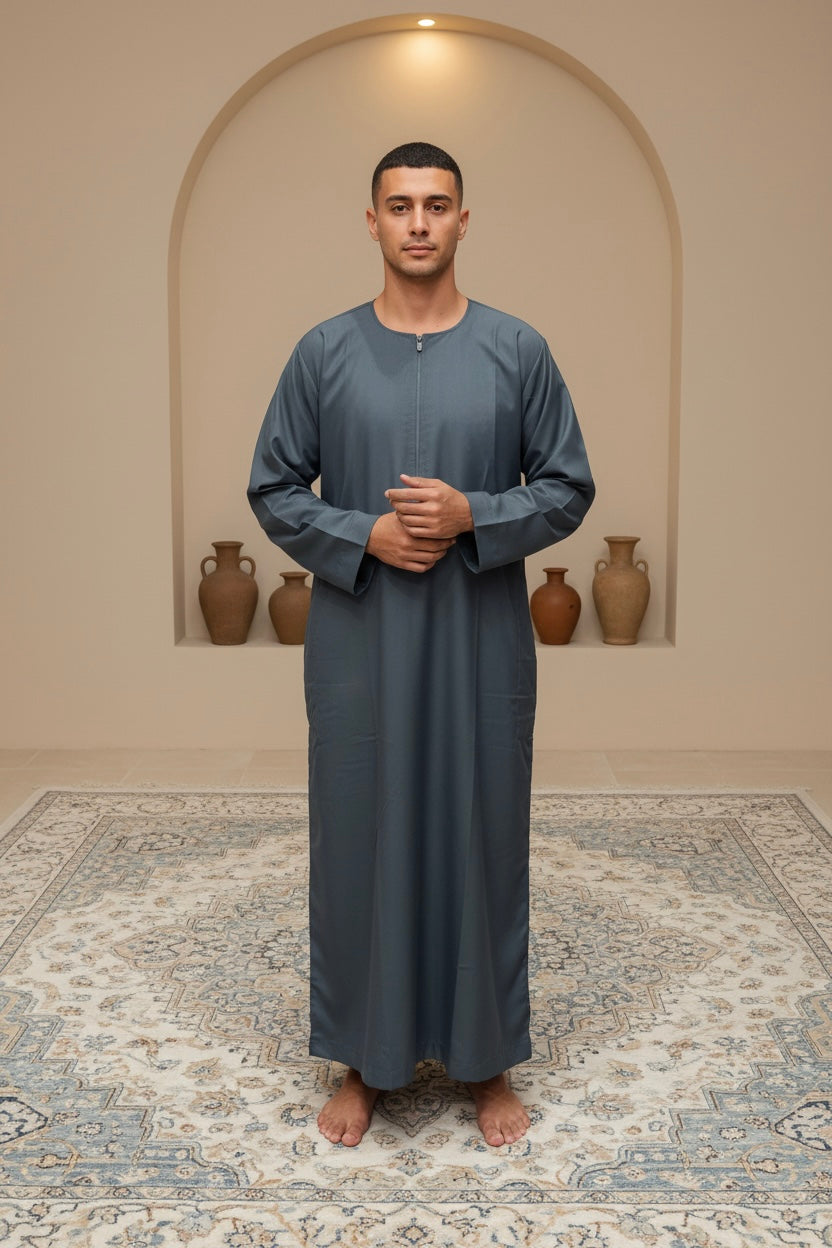 JM427- MEN'S COTTON OMANI THOBE/JUBBA