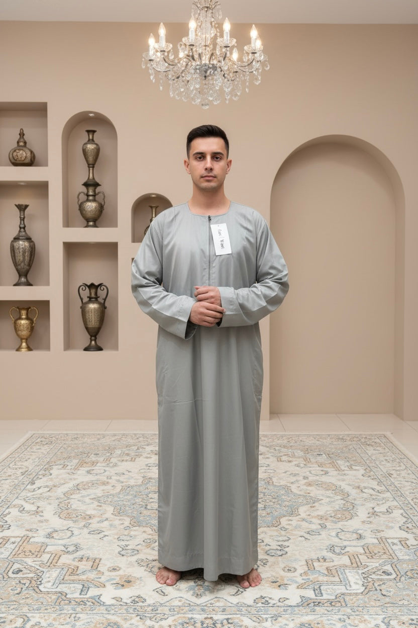 JM427- MEN'S COTTON OMANI THOBE/JUBBA