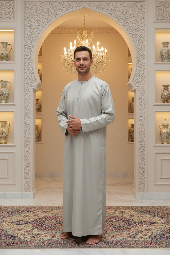 JM427- MEN'S COTTON OMANI THOBE/JUBBA