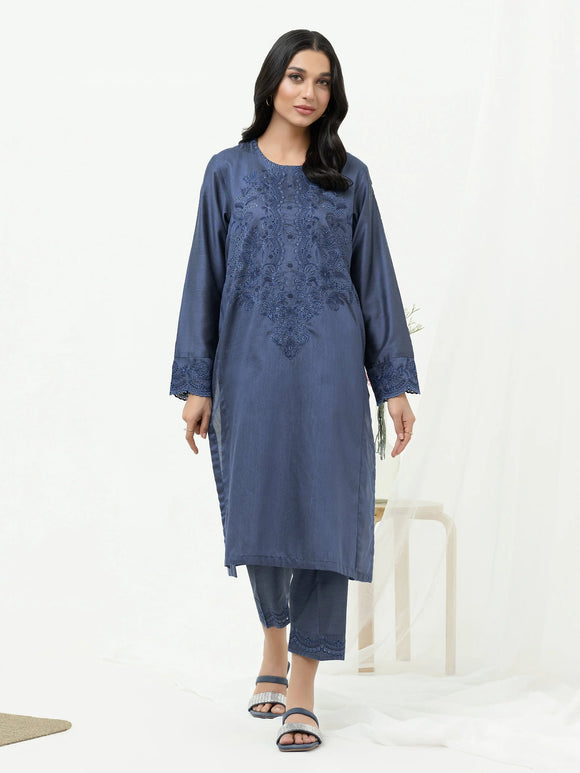 LIMELIGHT 2 Piece Raw Silk Suit-Embroidered P8041SU