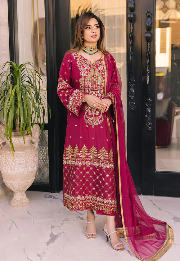 ASIM JOFA 3 PIECE SUIT AJSM-46-UNSTITCHED