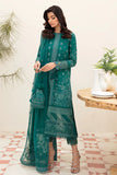 AFROZEH CHIKANKARI FESTIVE LAWN UNSTITCHED-TIFFANY BLUE