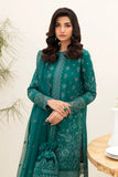 AFROZEH CHIKANKARI FESTIVE LAWN UNSTITCHED-TIFFANY BLUE