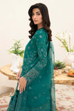 AFROZEH CHIKANKARI FESTIVE LAWN UNSTITCHED-TIFFANY BLUE