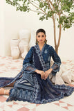 AFROZEH CHIKANKARI FESTIVE LAWN UNSTITCHED-AZURE