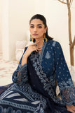 AFROZEH CHIKANKARI FESTIVE LAWN UNSTITCHED-AZURE