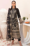 AFROZEH CHIKANKARI FESTIVE LAWN UNSTITCHED-NOIR