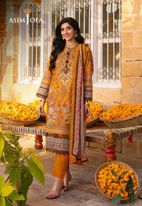 ASIM JOFA 3 PIECE UNSTITCHED AJAR-15